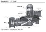 상업용 Fisher 가스 조절기 CS800 시리즈 감압 조절기