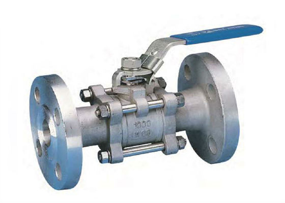 3 PC는 실을 꿴 공 벨브 용수철이 있는 공 벨브 끝 스테인리스 플랜지를 붙였습니다