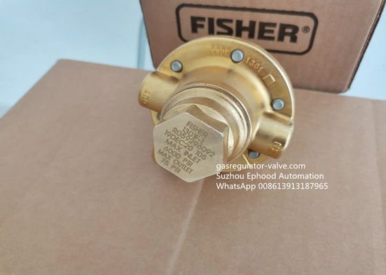 1301F-1 모델 Fisher 천연 가스 조절기 1/4인치 연결구 Fisher 황동 본체