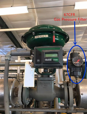 250 Psi Fisher 67CFR 필터 레귤레이터