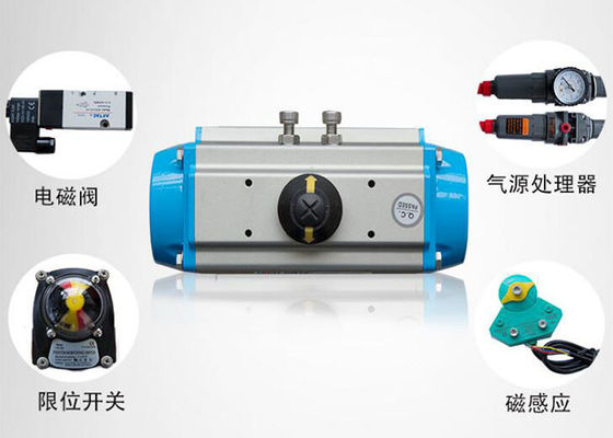 웨이퍼형 공압식 작동 밸브 경량 에너지 절약형 컴팩트 디자인