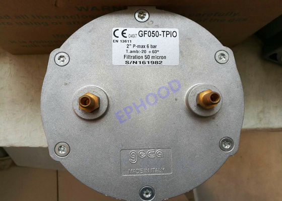 6 Bar 가스 압력 조절기 이탈리아 Geca Made Gas Filter GF050-TPIO - PMax