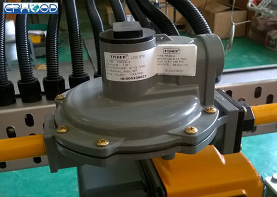 가스 가열 장비 Fisher 가스 조절기 2단계 소형 설계