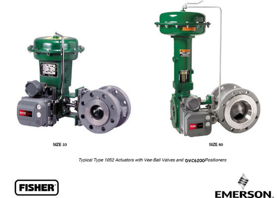 피셔 1052 봄 반환 격막 벨브 액추에이터, 격막 회전하는 액추에이터
